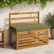Cuscino per panchina SOEST 100% Poliestere Verde Oliva 949544