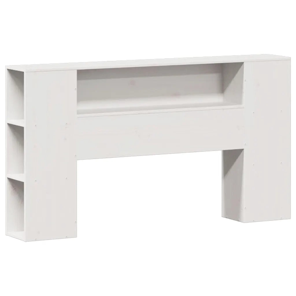 vidaXL Letto Libreria senza Materasso Bianco 150x200 cm Legno di Pino