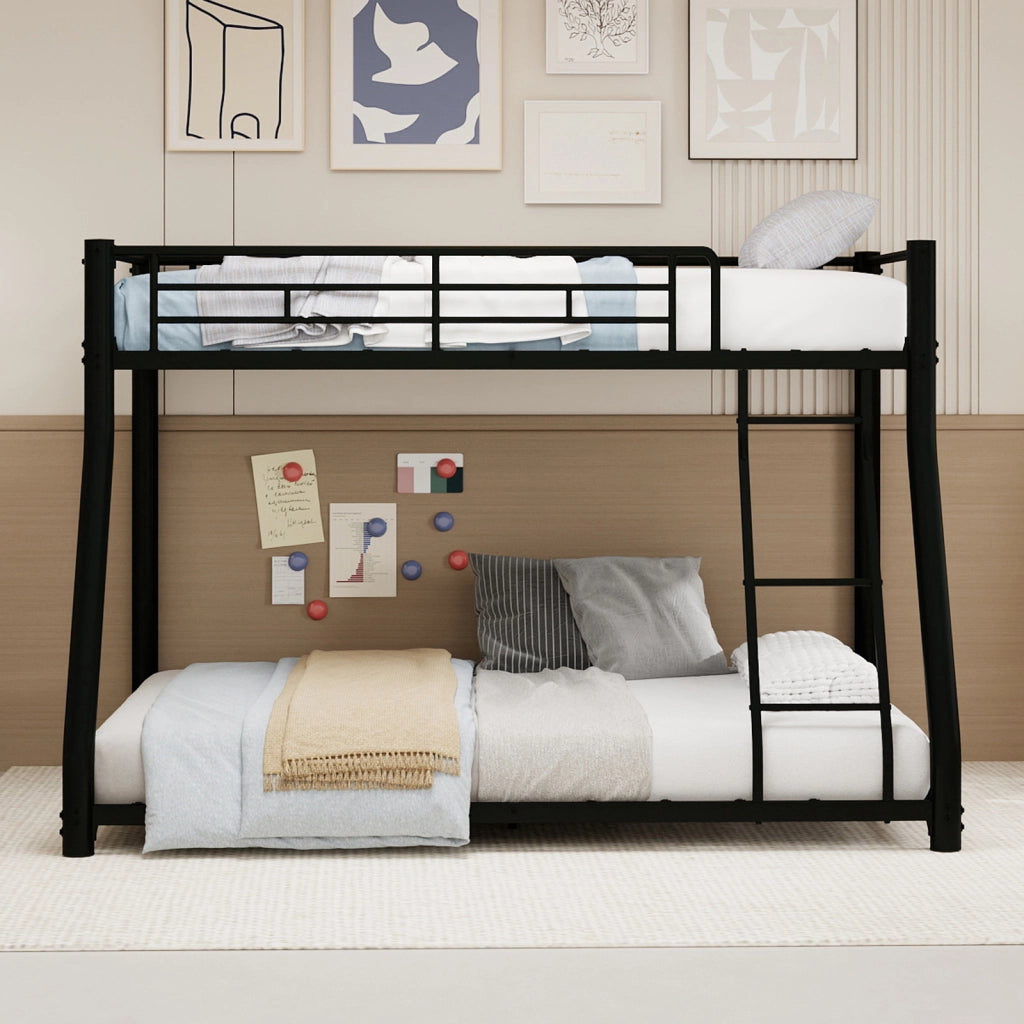 LETTO a castello 90x190/140x190 cm Ferro Nero