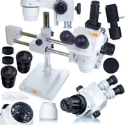 Mikroscopio Stereoscopico Trinoculare Andromeda Pro MSAP-T-SDMS1 – Alta Qualità Ottica, Zoom 6.7x-45x