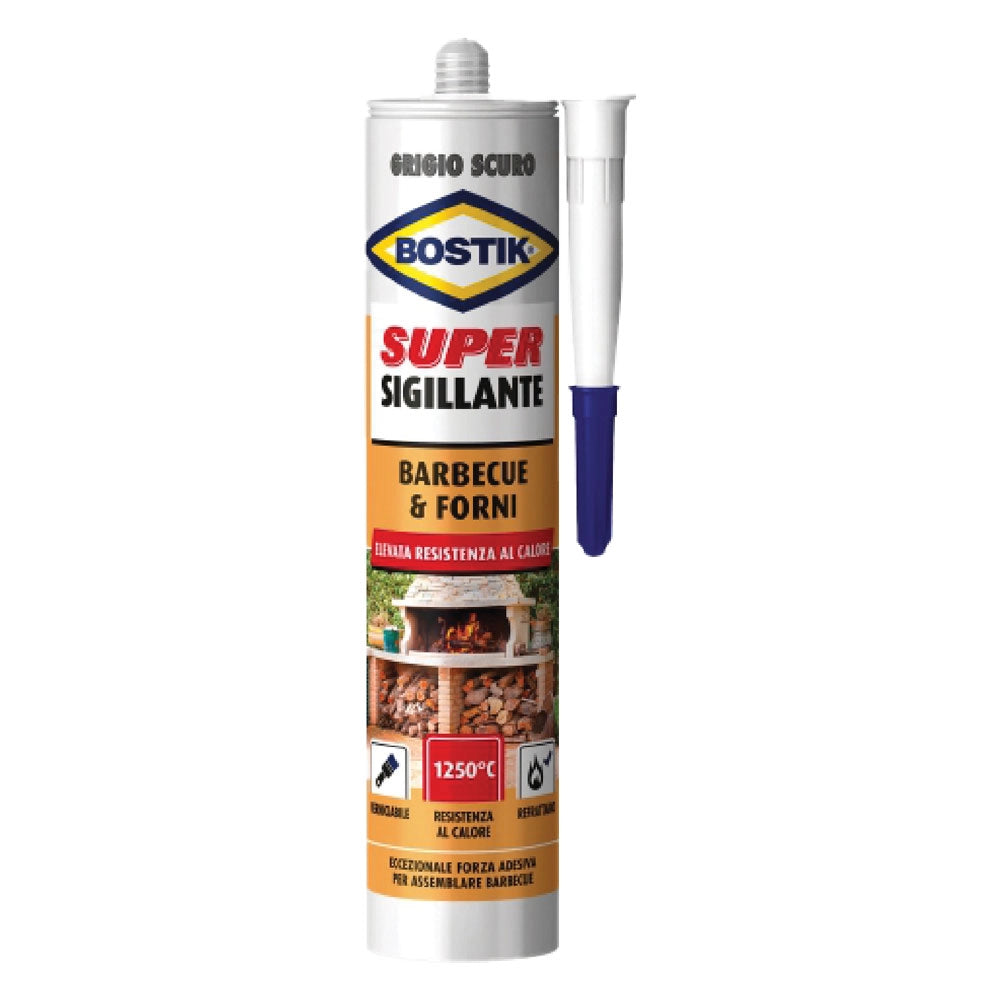 SIGILLANTE REFRATTARIO gr 530- 12 pezzi - BOSTIK