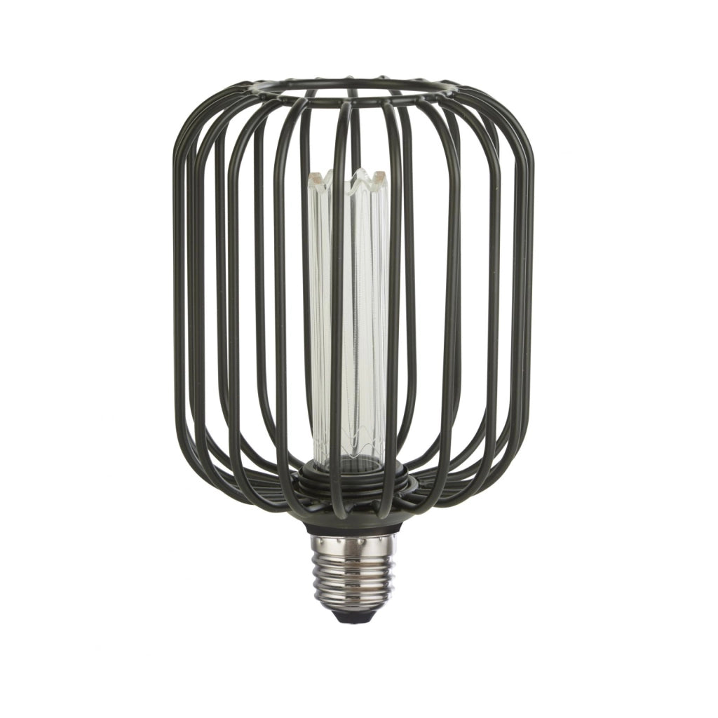Lampada a tamburo - Metallo nero