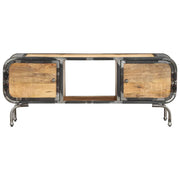 Mobile Porta TV-Credenza per TV 110x30x42 cm in Legno Massello di Mango