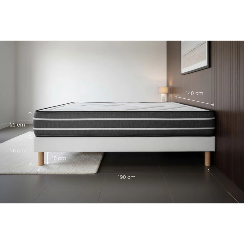 Set materasso e base 140x190 cm - Esclusivo