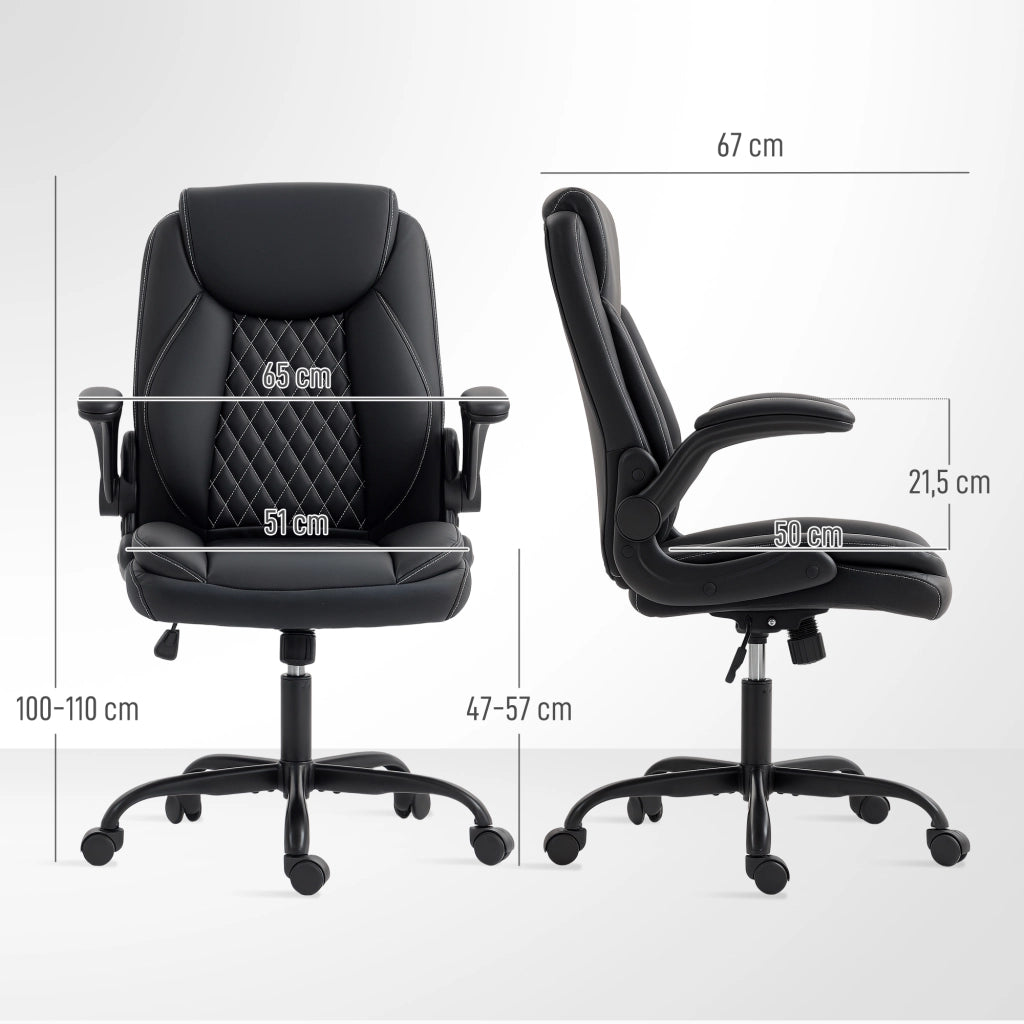 Sedia da Ufficio Ergonomica ¨C Xylo ¨C Braccioli Regolabili Altezza Basculante Nero