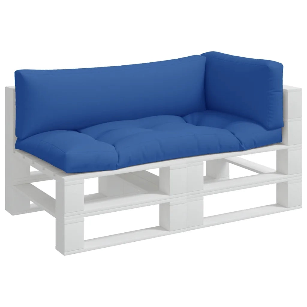 Cuscini per Pallet 3 pz | Cuscini per sedie Blu in Tessuto