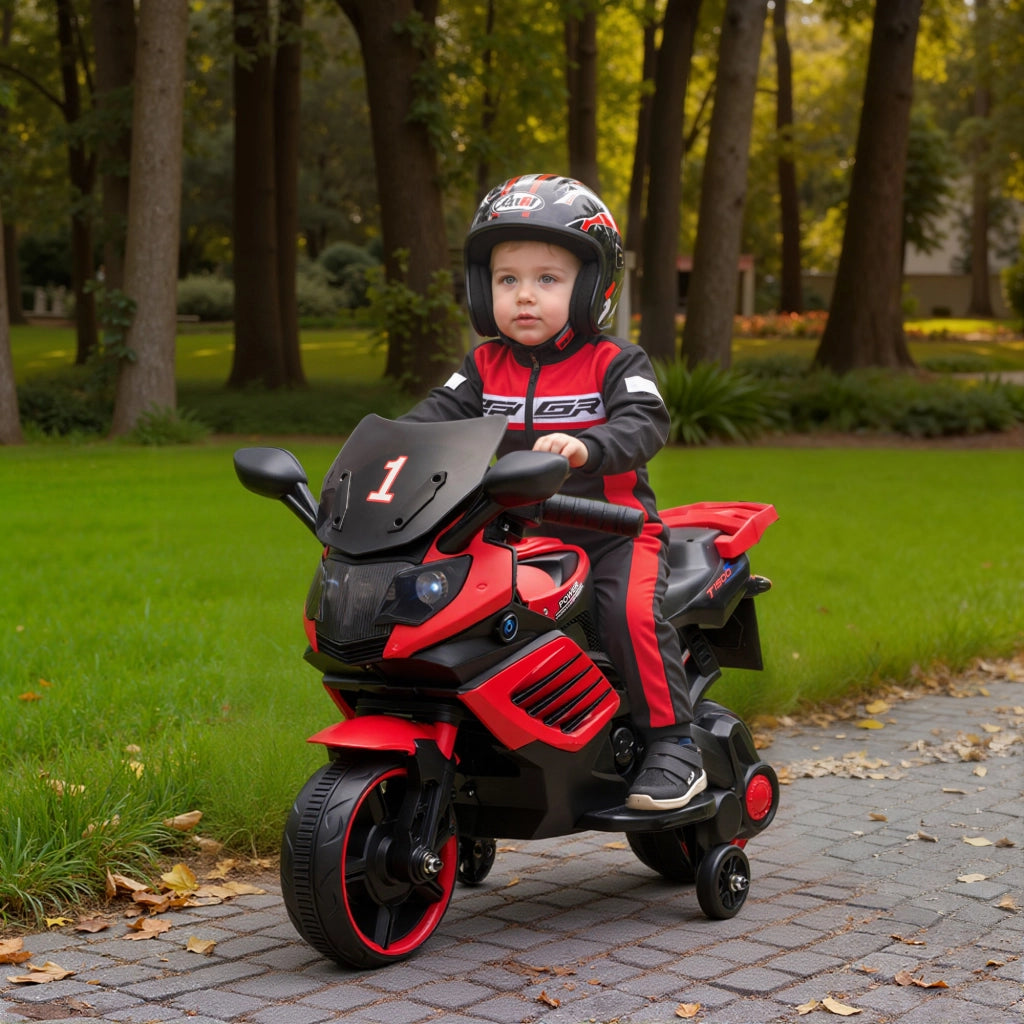 Moto Elettrica Bambini 6V ¨C zephmum ¨C Rosso