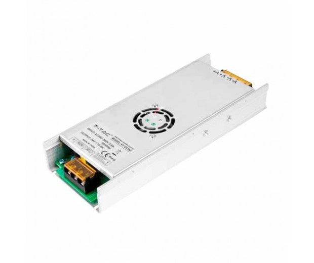 Trasformatore Alimentatore Professionale in Metallo 350W 24V 15A con 2 Uscite IP20