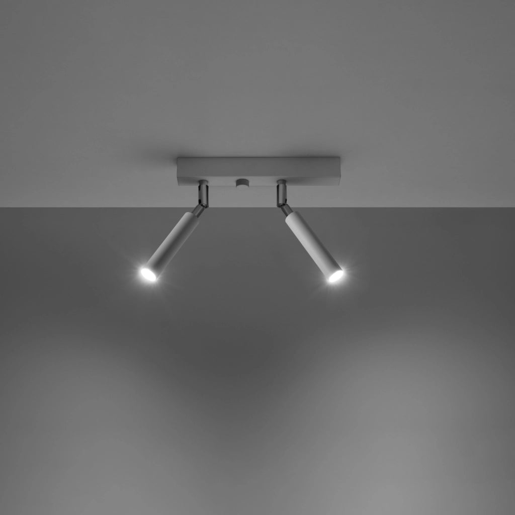 Plafoniera a barra Optima 2 spot bianco G9 Pure Lume