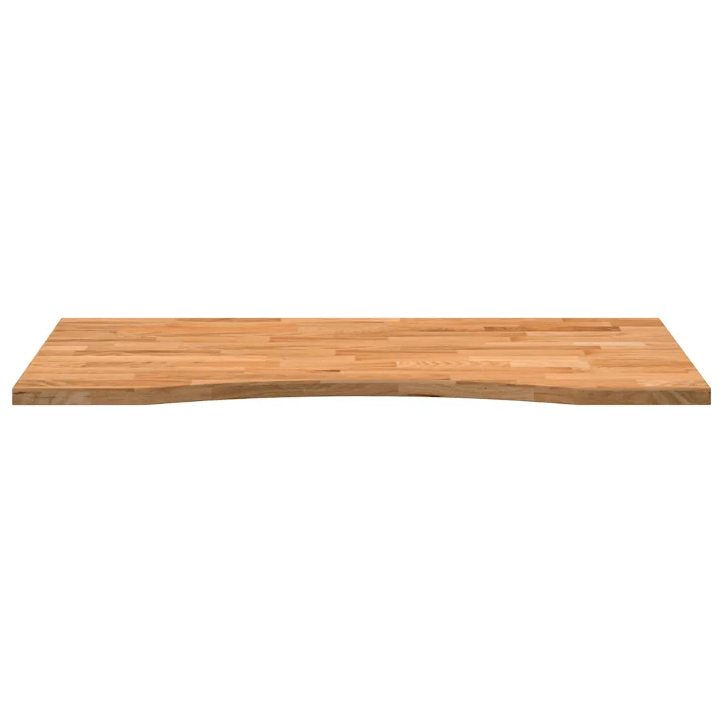 Dessus de bureau marron clair bois chêne massif rectangulaire