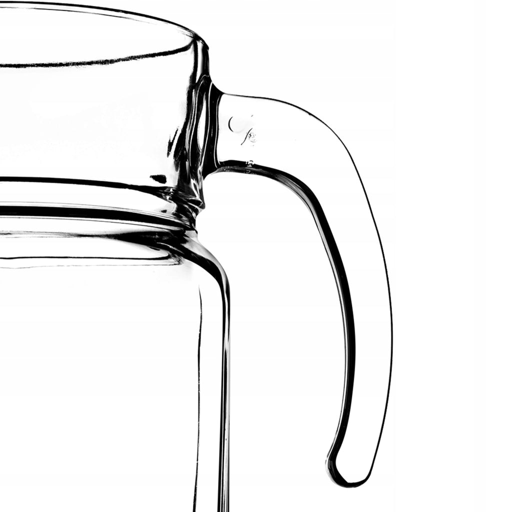 Caraffa in vetro KADAX da 1,7 l + 6 bicchieri da 380 ml per succhi di frutta