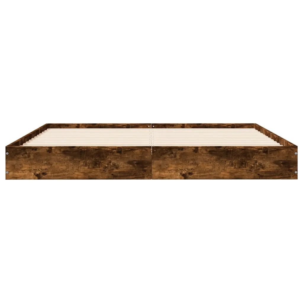 Giroletto senza Materasso Rovere Fumo 160x200 cm in Truciolato 842011