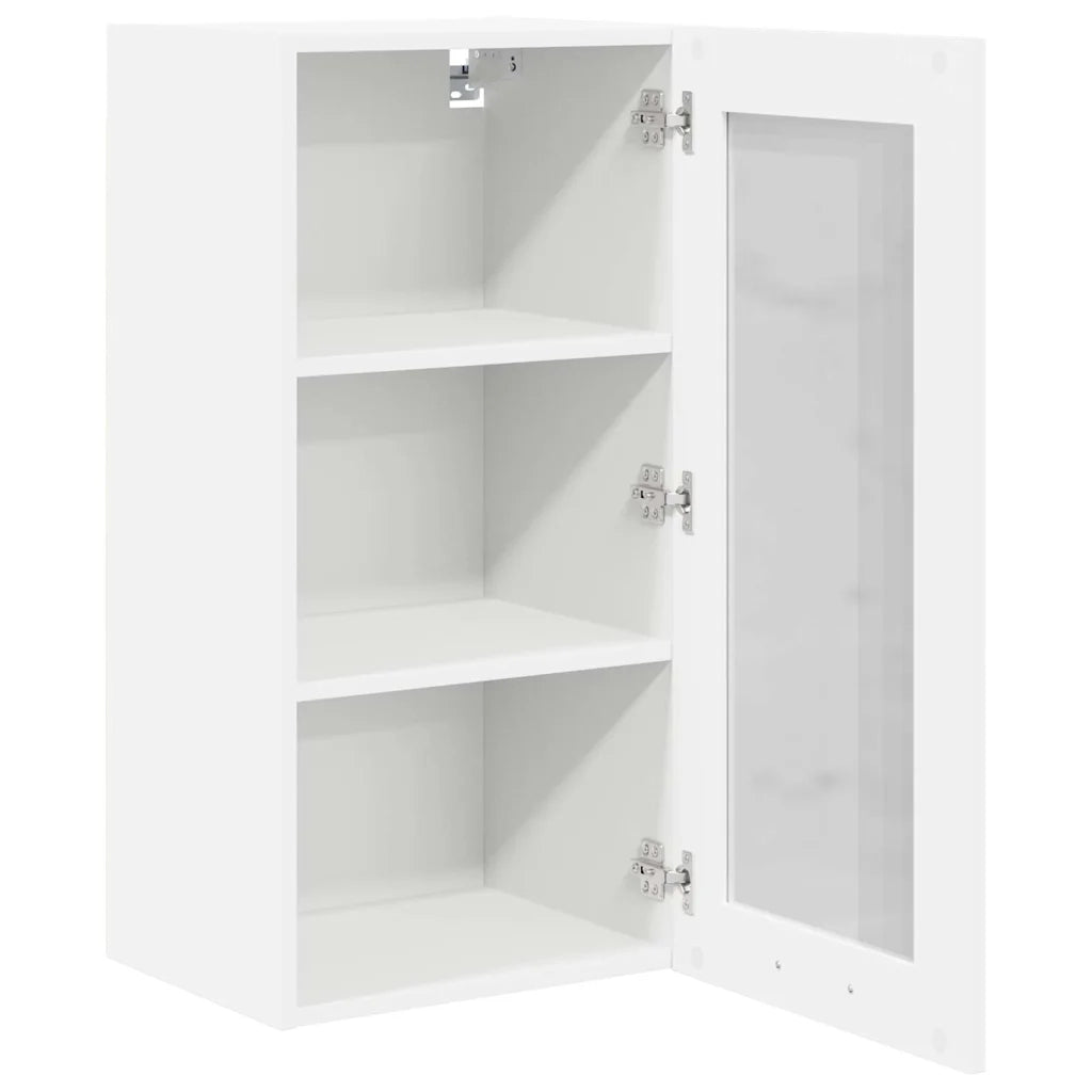 Armadio pensile 2 pcs Bianco 40 x 31 x 80 cm Legno multistrato