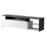 Induno, Mobile Porta tv 6 Ripiani, 170x41.5x46.5h cm Bianco