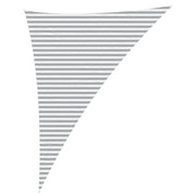 Vela Parasole | Telo Ombra | Vela da ombra solare Grigio chiaro e bianco 4 x 5 x 6,4 m