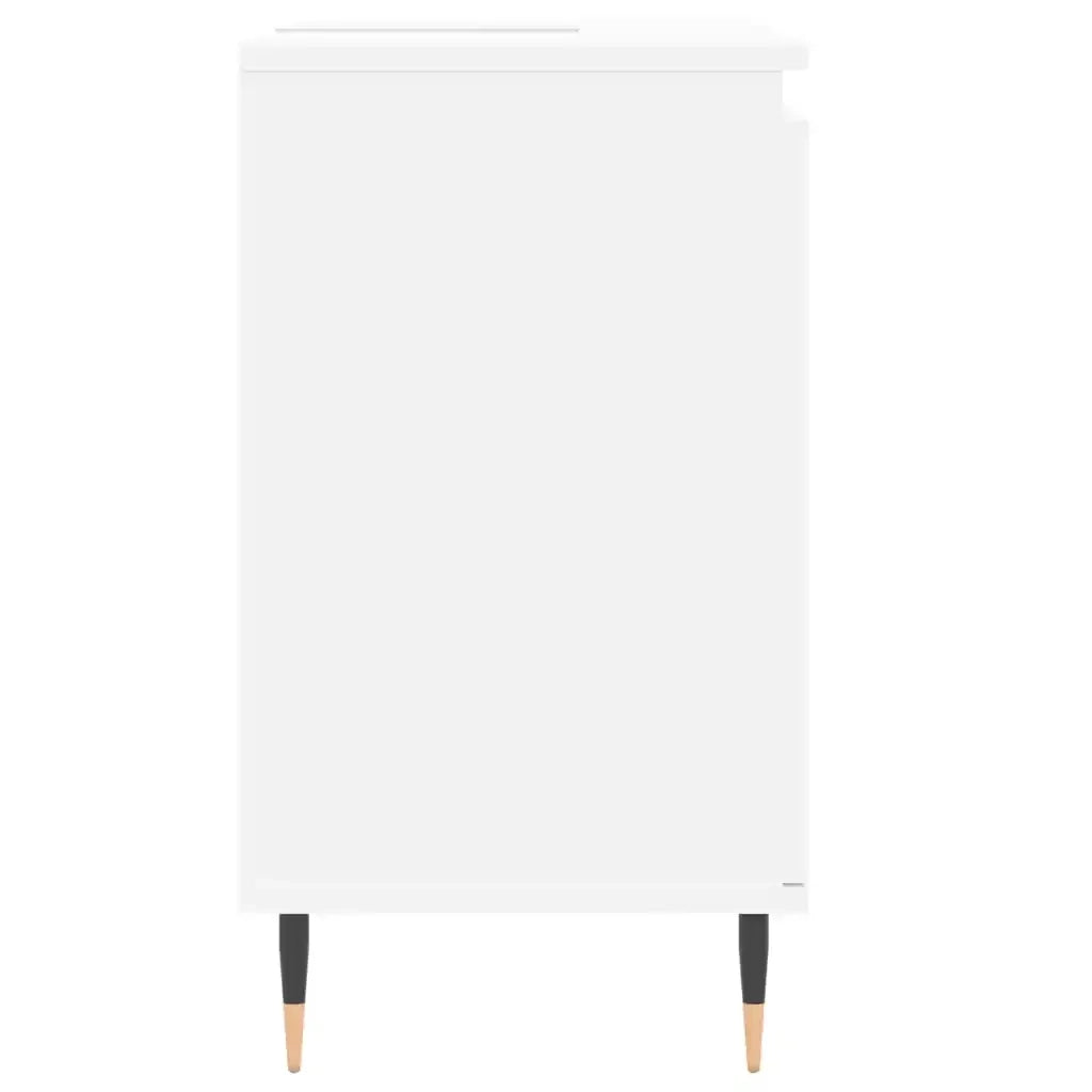 Mobiletto da bagno con ampio spazio contenitivo 58 x 33 x 60 cm design industriale legno bianco 02_0049013