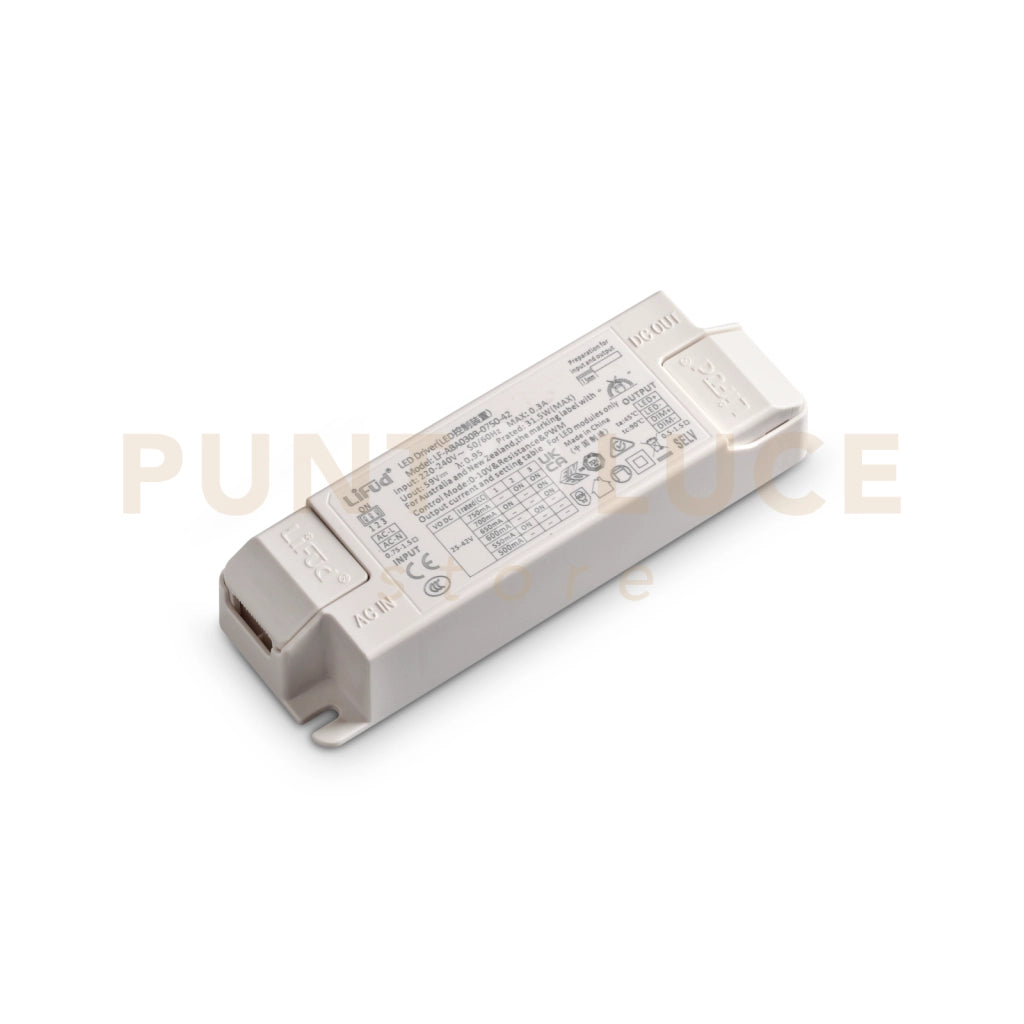 ALIMENTATORE PER LED PANEL 1-10V 31 W 750 mA 50 x 30 x 142 mm
