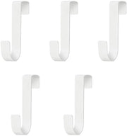 Set di Cancelli in Acciaio Inossidabile da 5 - Cancelli per Abbigliamento Robusti - Cancelli per Porta - Cancelli per Parete - Cancelli Universali per Porta