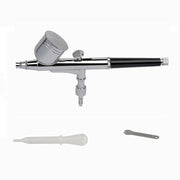 Trade Shop - Aerografo Pistola Aerografica In Acciaio Tratto Fine Ugello 0.3mm Capacita' 7 Cc -