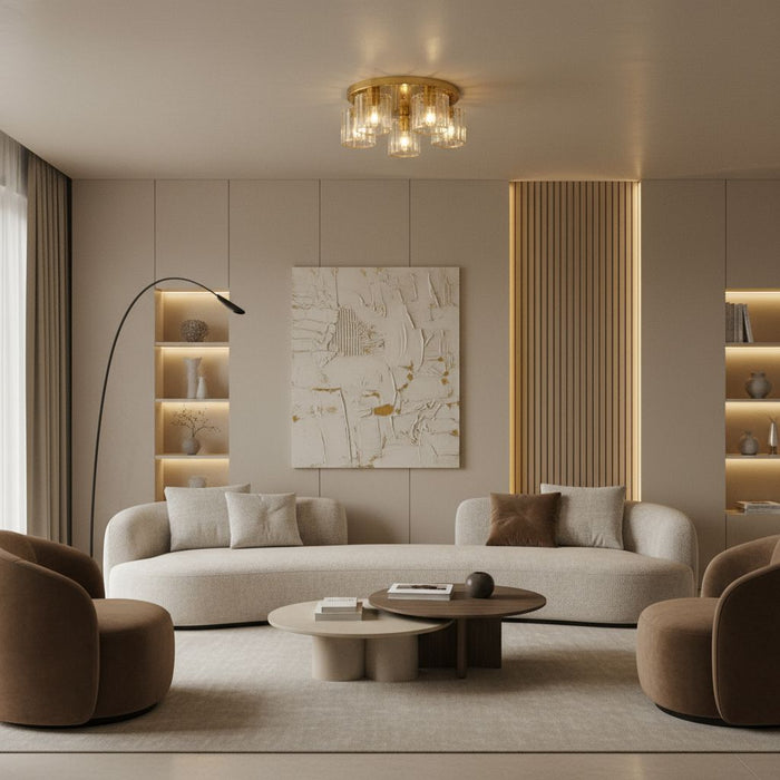 Lampada Da Soffitto Ebt024-5c Gold