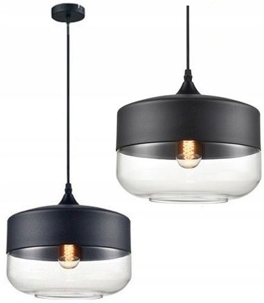 Lampada Da Soffitto Pensile Di Vetro Zenit D Black