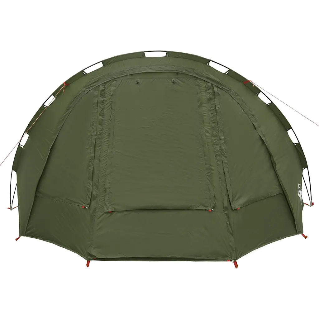 Tenda da Pesca per 4 Persone Verde Oliva Impermeabile