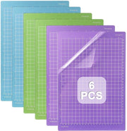 Accessori per Cricut - Pads di Adesione Rimpiazzabili Antiscivolo - 6 Pezzi - 30,5 x 21,6 cm - Materiale PVC Resistente - Mattoncini per Snidere