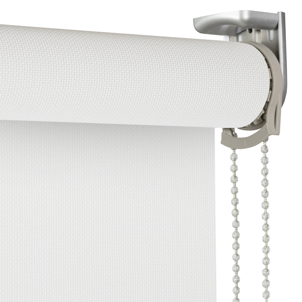 VIEWTEX Tenda a rullo Screen  10% Grado di apertura bianco perla 75 x 250 cm - Made in Europe - 5 anni di garanzia