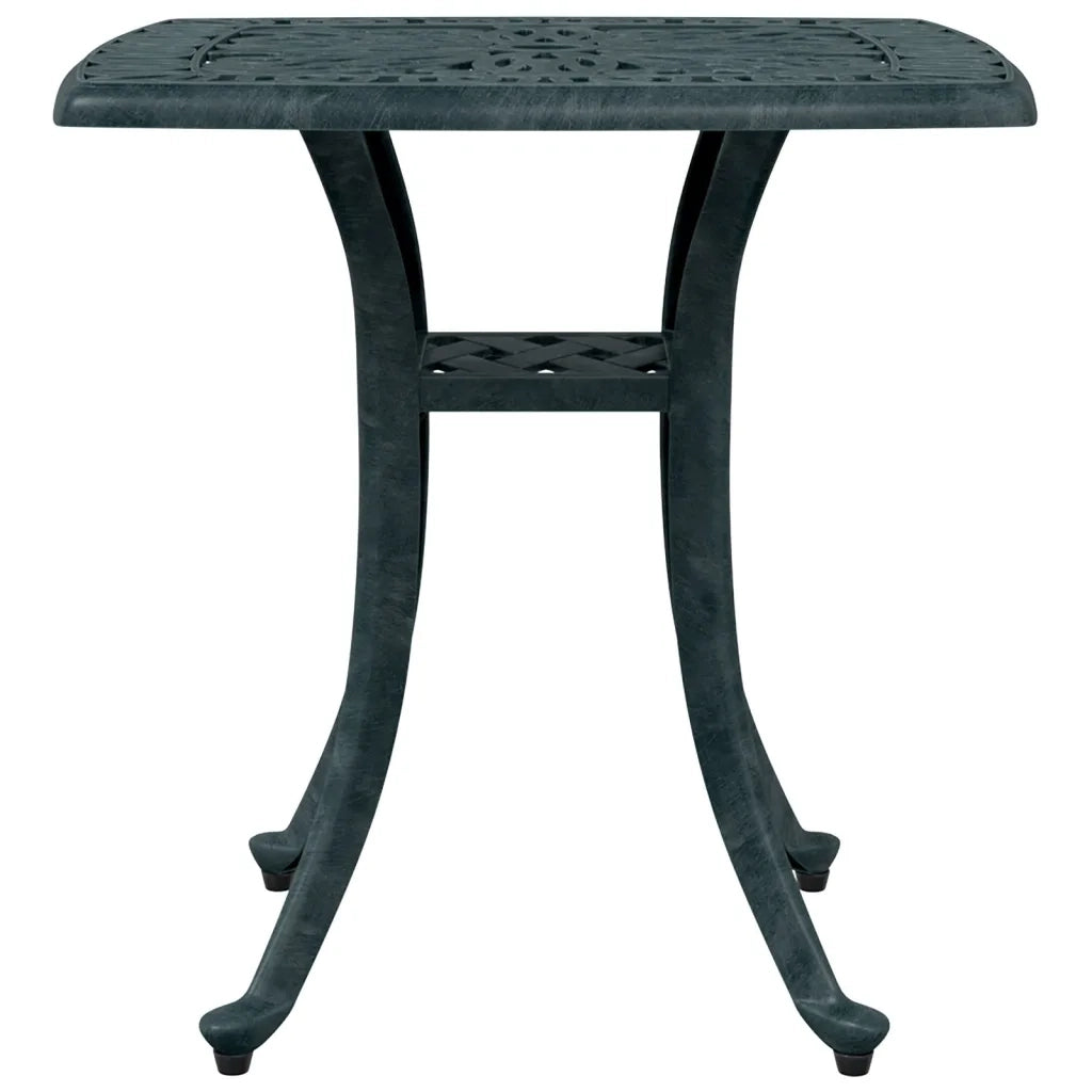 Tavolo da Giardino Verde 53x53x53 cm in Alluminio Pressofuso 4002818