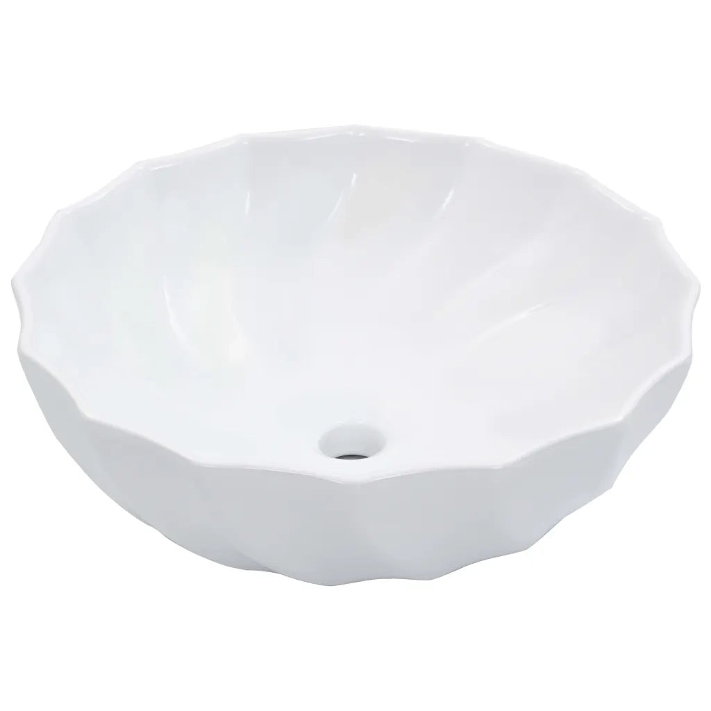 Lavandino 46x17 cm in Ceramica Biancocod mxl 103929