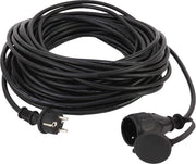Cavo di estensione 10m per esterno - massimo 3680 W - IP44 resistente all'acqua di pioggia - nero