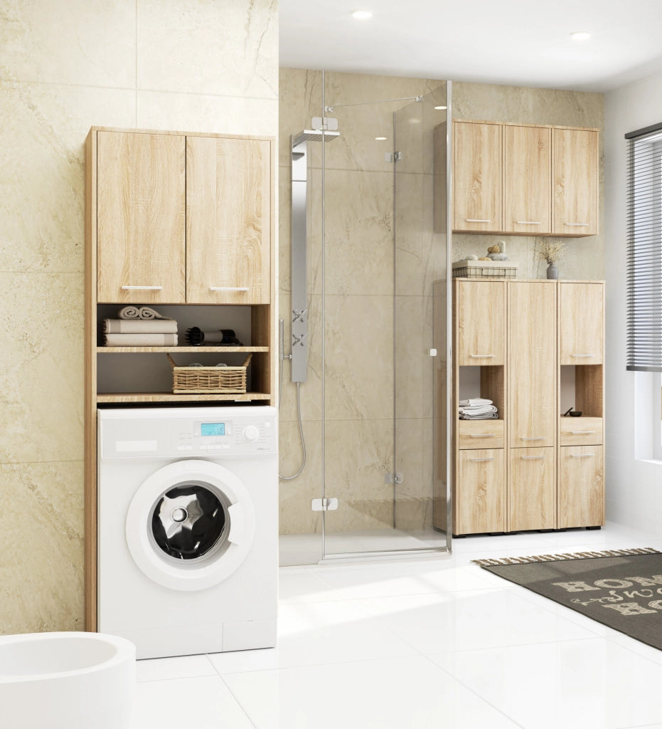 Mobile bagno sospeso AKORD FIN H934 W64 Quercia Sonoma 2 ante 64x94x30 cm
