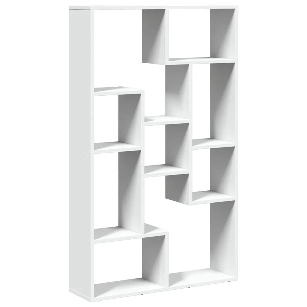 Libreria Bianca 72x20x120,5 cm in Truciolato 858156
