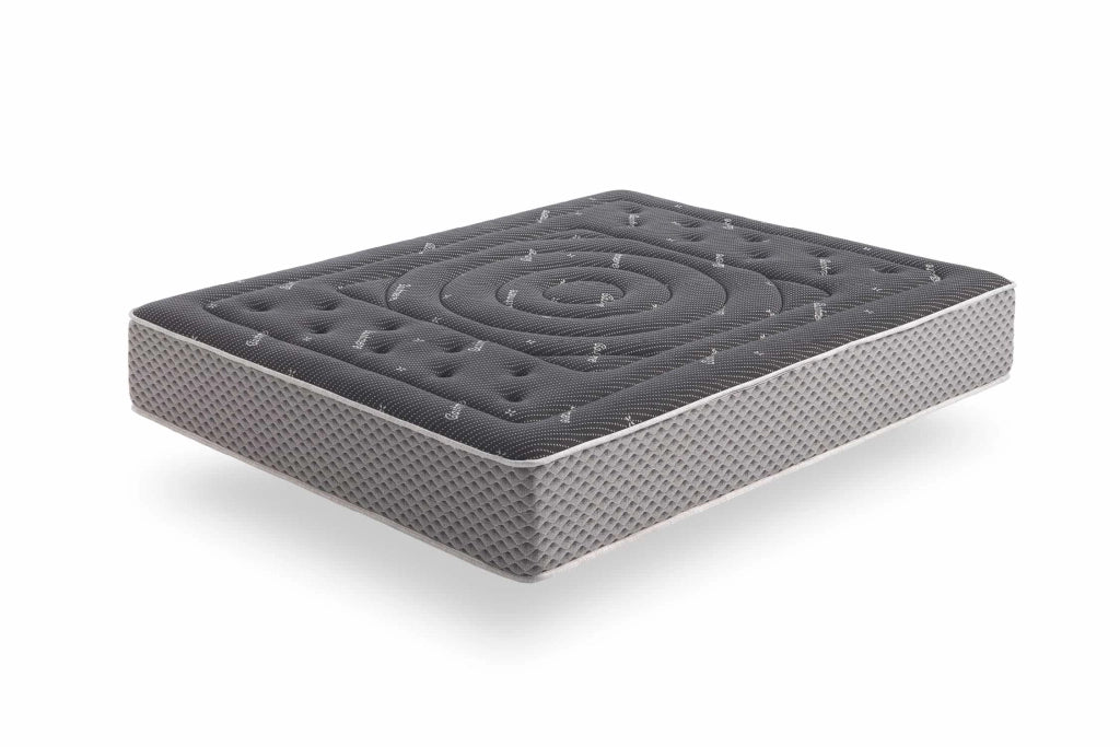 Materasso SuperSoft  Premium Black Multizone, 27cm, 150x190cm - Moonia