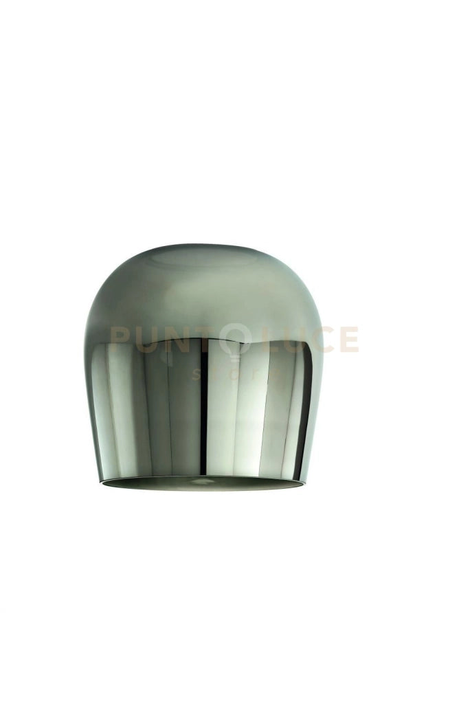 VETRO ALFA PICCOLO FUME' D.16CM H.18CM PER SOSPENSIONE