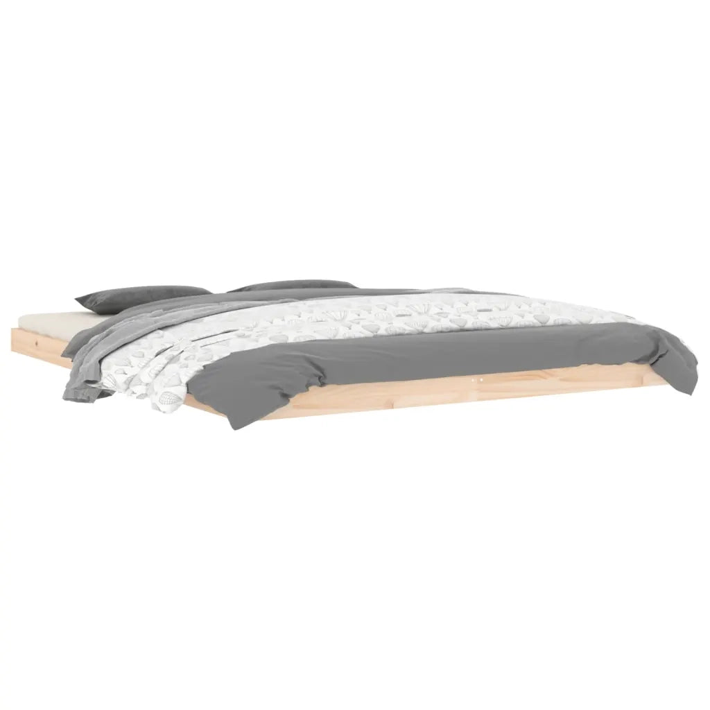 Giroletto senza Materasso 160x200 cm in Legno Massello di Pino 823434