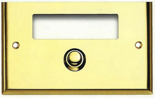 campanello "gold" (nettuno) con finestra olv cod:ferx.6514