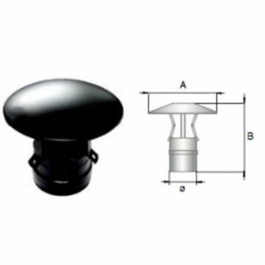 Cappello cinese femmina inox ner o d.100 b09gxs5fcz