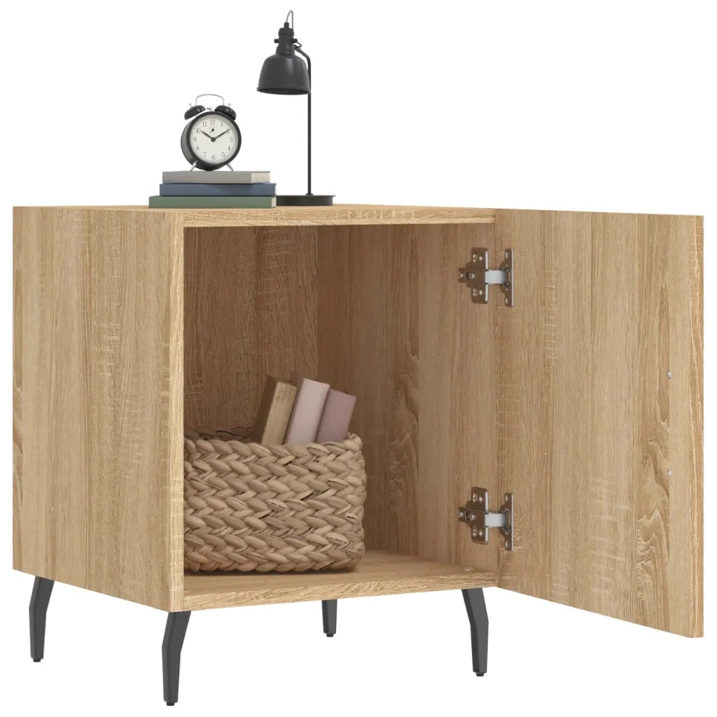 Comodini 2 pz Rovere Sonoma 40x40x50 cm in Legno Multistratocod mxl 104132