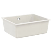 Lavello Bianco 530 x 460 mm 80% Quarzo e 20% Resina CFW8545566