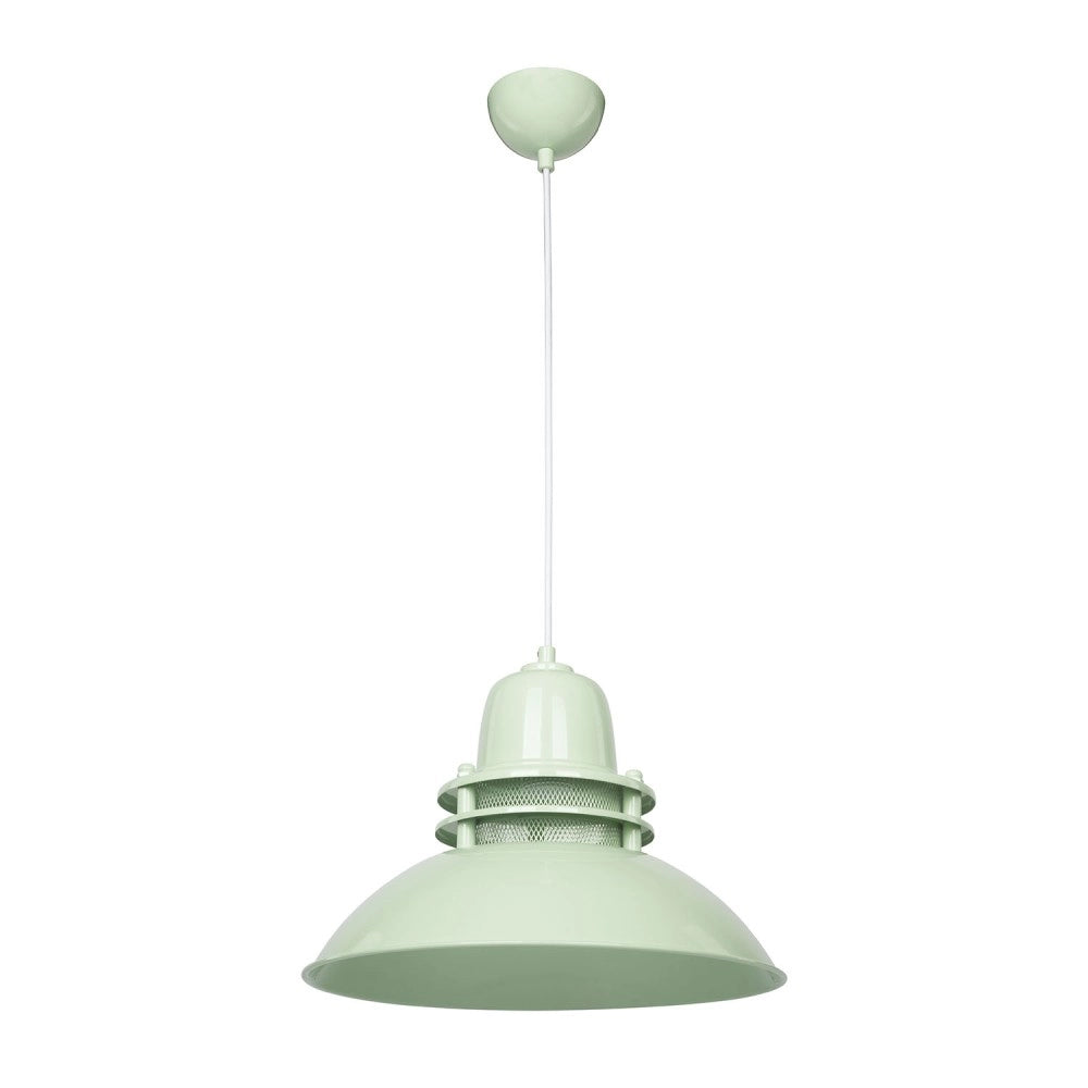Lampada a sospensione stile industriale Tibet ASZ0873 colore menta