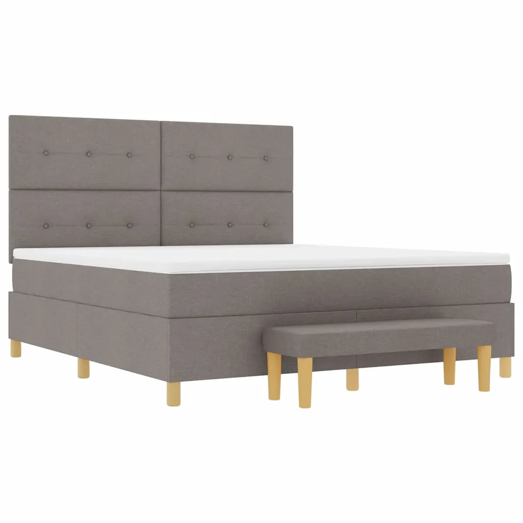 Letto a molle con materasso Talpa 180 x 200 cm Tessuto