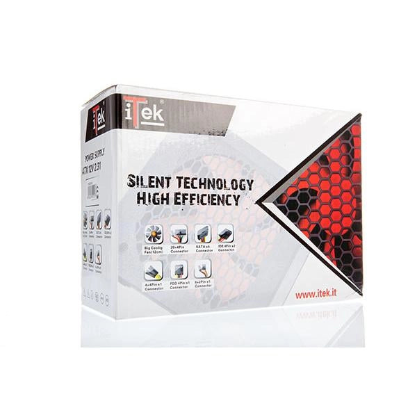 Alimentatore DESERT 550 - V2.31- 12cm- 20+4P- 2Ide- Fdd- PciE- P8- 4Sata- Active PFC