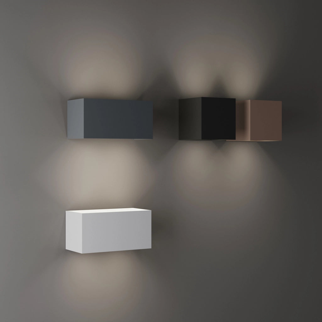 Applique Per Esterno Atom 4 Luci Led Coffee 25W Ip54