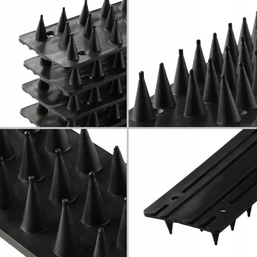 Punte di protezione anti-piccioni KADAX, 50 cm, in plastica ad alta densità, 30 pezzi