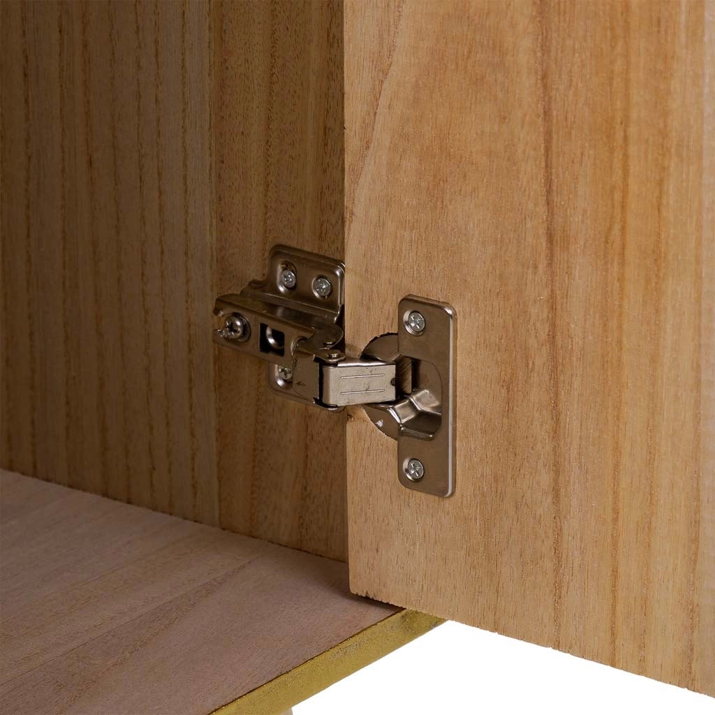 Mobile base in legno marrone 118x41x65h
