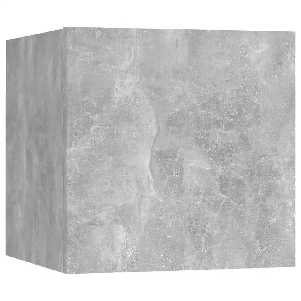 Set Mobili Porta TV 8pz-Set di 8 Credenza per TV Grigio Cemento in Legno Multistrato 295897