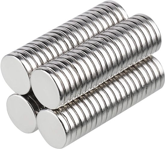 80 pezzi di magneti mini strettamente 10 x 2 mm, magneti piccoli, set di magneti rotondi, magneti mini per hobby, magneti per frigorifero, lavagna, calendario, porta foto, porta mappe