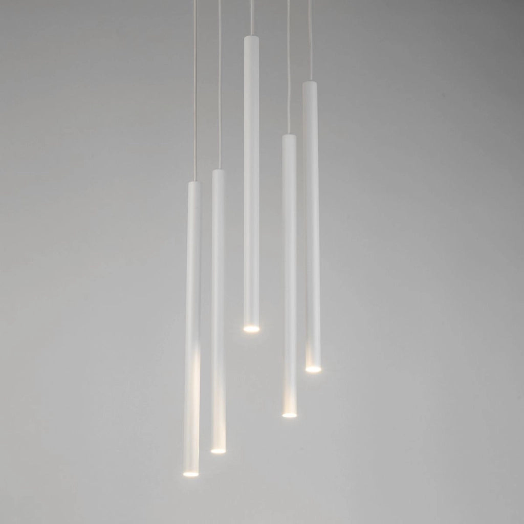 Lampada sospesa moderna Sopel 5 luci bianca G9 Sigma