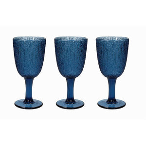 Set 3 calici Davor Tognana Blu